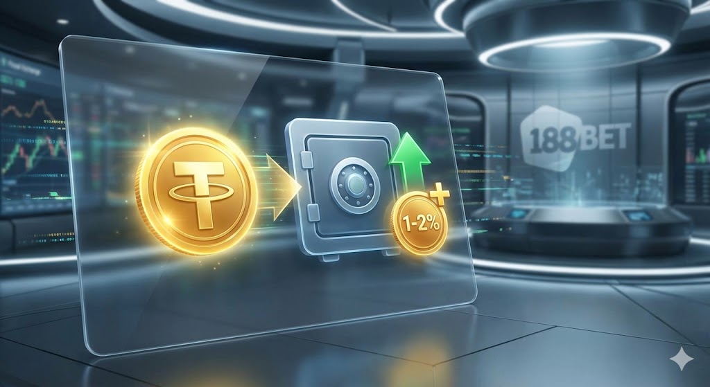Ưu Đãi Nạp USDT Tại 188bet: Nhà Cái Thường Tặng Thêm 1-2% Giá Trị Khi Nạp Qua Tiền Ảo?